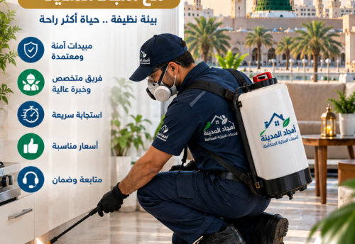 شركة مكافحة حشرات بالمدينة المنورة