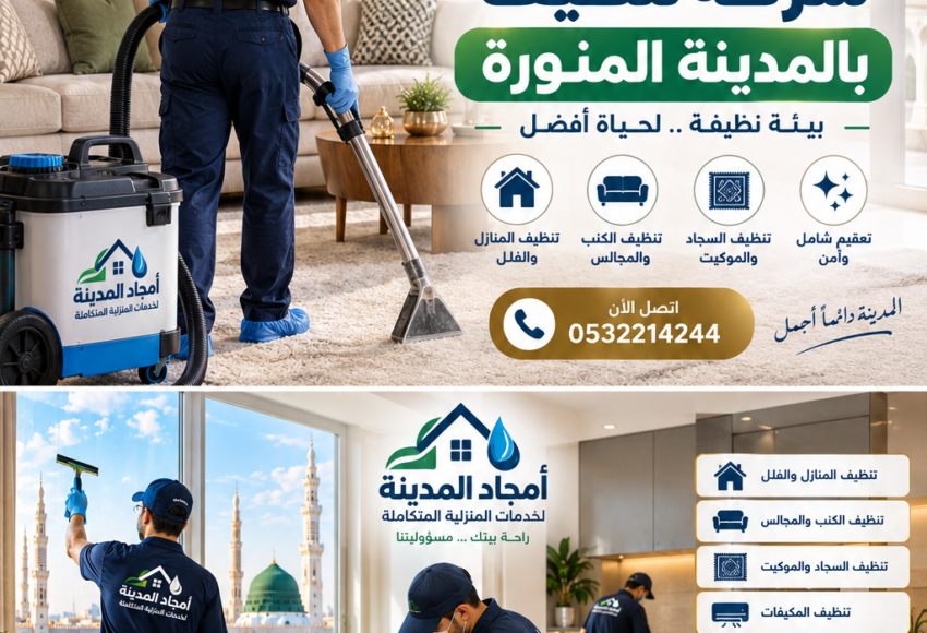 شركة تنظيف بالمدينة المنورة